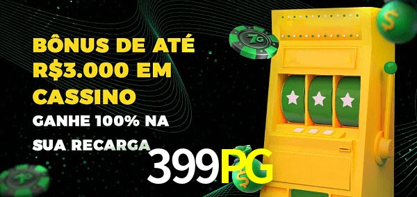 399PG melhor bônus de depósito